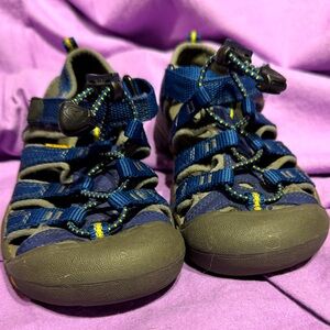 Blue KEEN Sandals size 12 Kids